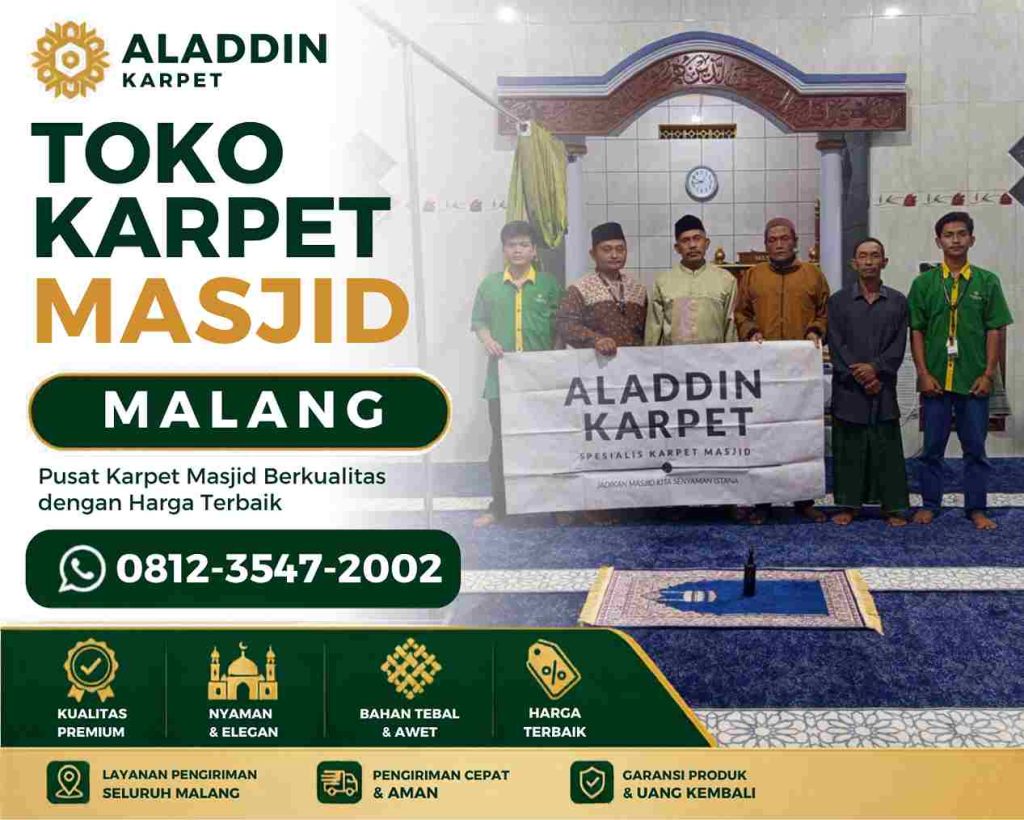 Karpet Polos Malang Untuk Masjid Yang Nyaman Dan Tahan Lama